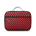 thumbnail image 2 of Red and Black Checkered Pattern Insulated Lunch Bag Teens,Bento School Lunch Bag for Teens for Work,Picnic or Travel 10.6x7.7x4.3 Inches,12 Can Capacity, 2 of 6