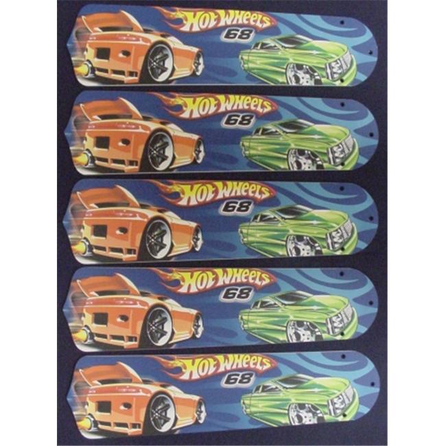 Ceiling Fan Designers 52SETKIDSHW Hot Wheels 52 in. Ceiling Fan