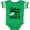 Football Green and White, variant on Future Jet Skier Water Sports Boys or Girls Baby Bodysuit
