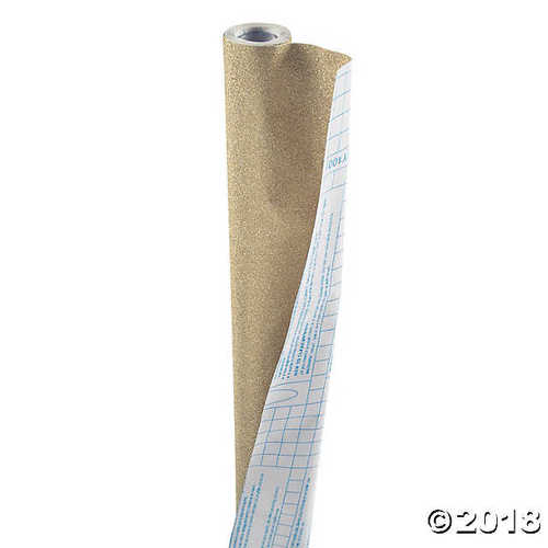 Gold Glitter Contact Paper Roll