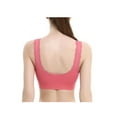 thumbnail image 4 of Saient Sexy Lace Bralette Solid Color Cross Side Buckle Bra Brassiere Wire-Free Push up Bras for Women, 4 of 5