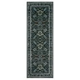 thumbnail image 2 of JoanKaren 2'x6'Runner Rug,Modern Floral Printed Rug for Kitchen Laundry,Machine Washable,Non-Slip Backing Stain Resistant Farmhouse Floor Cover,Black, 2 of 9