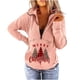 thumbnail image 1 of Puntoco Mujer Casual Sexy Moda Impresión Manga Larga Cuello V Fruncido Pullover Blusa tops Puntoco Puntoco-3198, 1 of 7