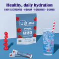 thumbnail image 3 of Ultima Replenisher Hydration Electrolyte Drink Mix Powder Packets, Sugar-Free Blue Raspberry, 20 Ct, 3 of 8