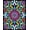 Blue, Pattern 2, variant on ODIKA 4'x6' Machine Washable Non-Slip Area Rug, Watercolor Splash Abstract Artistic Eclectic Vibrant High Traffic Rug, Blue, 664286