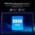 thumbnail image 3 of Tablet PC, Enchufe De EE. UU. UU. 100-240 V Tableta De 10,1 Pulgadas 2 En 1 12 GB 256 GB Cámara Dual 1920x1200 Soporte FM GPS Batería De 8800 MAh Con Teclado Bluetooth Para Viajes, 3 of 7