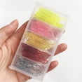 thumbnail image 3 of 50pcs Plastic Fishing Lures Worms Lures for Pike Perch Trout with Box, 3 of 8