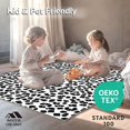 thumbnail image 4 of ODIKA 2'x3' Machine Washable Non-Slip Area Rug, Tuxedo Speckle Spotted Motif High Traffic Rug, Black, 299202, 4 of 5