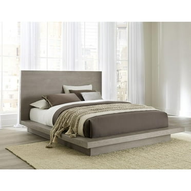 Modus Furniture Melbourne Wood Platform Bed in Mineral