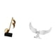 thumbnail image 5 of Figura de escritorio,Escultura de notas musicales para escritorio,oficina o decoración del hogar,Escultura de ángel,Estatua de ángel blanca para decoración del hogar,Figura decorativa de, 5 of 8