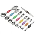 thumbnail image 1 of 9-piece Set Of Double Headed Measuring Spoons For Baking Stainless Steel Measuring Spoons Seasoning Spoons With Graduations And Colored Measuring Spoons, 1 of 7