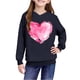 thumbnail image 5 of Sudadera con capucha y estampado de corazón de San Valentín, sudadera de manga larga para niños y niñas, chaqueta para niñas de talla mediana y grande., 5 of 7