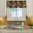 thumbnail image 3 of Coolnut Halloween Valance Curtains for Kitchen or Bathroom,Valances Window Treatment Rod Pocket Drape 54x18inch Light Filtering Living Room Bedroom Decor147, 3 of 6