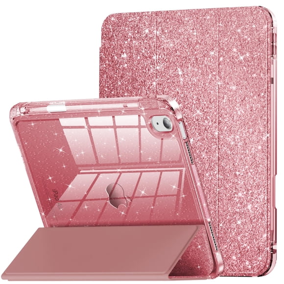 Funda INFILAND compatible con iPad 11.ª generación, 11 pulgadas, 2025, oro rosa