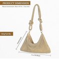 thumbnail image 5 of Bolso de mano de noche para mujer, bolso de noche, bolso de mano, bolso de boda con diamantes para mujer, bolso de hombro para damas, billetera pequeña para ceremonia, cóctel, regalo de graduación, d, 5 of 5