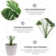 thumbnail image 2 of Maceta de planta verde artificial para decoración del hogar, 2 of 7