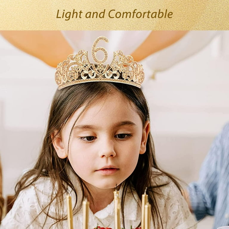 Rose Gold 2nd Birthday Decorations Set - Tiara, Sash, Cake Topper, Candles & Balloons For Girls Birthday Party