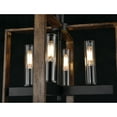 thumbnail image 4 of Blairmore 4 Light Semi-Flush Mount Satin Nickel and Graphite with Clear Glass, 4 of 4