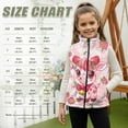 thumbnail image 7 of Pzuqiu Highland Cow Girl Outerwear Vest 7-8 Fall Outfits Fashion Clothing Versatile Polyester Winter Lightweight Sleeveless Fleece Jacket with Pocket Full Zip for Young Girls, 7 of 7