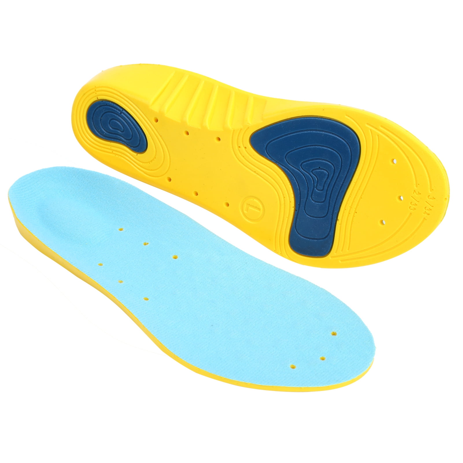 2Pair Memory Foam Insoles Orthopaedic Inner Shoes Foot Pad Orthopedic Footwear 