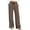 Brown, variant on Womens Wide Leg Pants Casual Lounge Pull on Pant Soft Stretchy Trousers with Pockets for Daily Work Travel