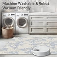thumbnail image 5 of ODIKA 4'x6' Machine Washable Non-Slip Area Rug, Wild Trail Abstract Animal Inspired with Flowing Neutral Hues High Traffic Rug, Ivory, 284931, 5 of 7