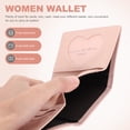 thumbnail image 4 of unbranded Cartera Tri-Fold Para Mujer En Sintética Rosa Con Floral Y Amplio Espacio Para Efectivo, 4 of 8