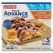 Elevation Caramel Nut Roll Bar, 5 count