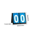 thumbnail image 3 of Hxlamzoo Portable Waterproof PU Leather Flip Scoreboard for Basketball, Badminton & Table Tennis | 4/2 Digit Race Scoreboard with Durable Metal Coil & Lightweight Design, 3 of 6