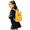thumbnail image 6 of ibiyuan School Bag for Primary School for Ages 3rd 4th 5th 6th Corduroy Cartoon Animal Lightweight Pack Wide Shoulder Straps to Release Pressure, 6 of 6