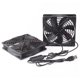 thumbnail image 4 of Ventilador USB Ventiladores de refrigeración electrónicos Enfriamiento silencioso Ventilador de computadora de 125 mm CC 5 V con 3 velocidades ajustables Disipadores de calor para computadora Ventilad, 4 of 5