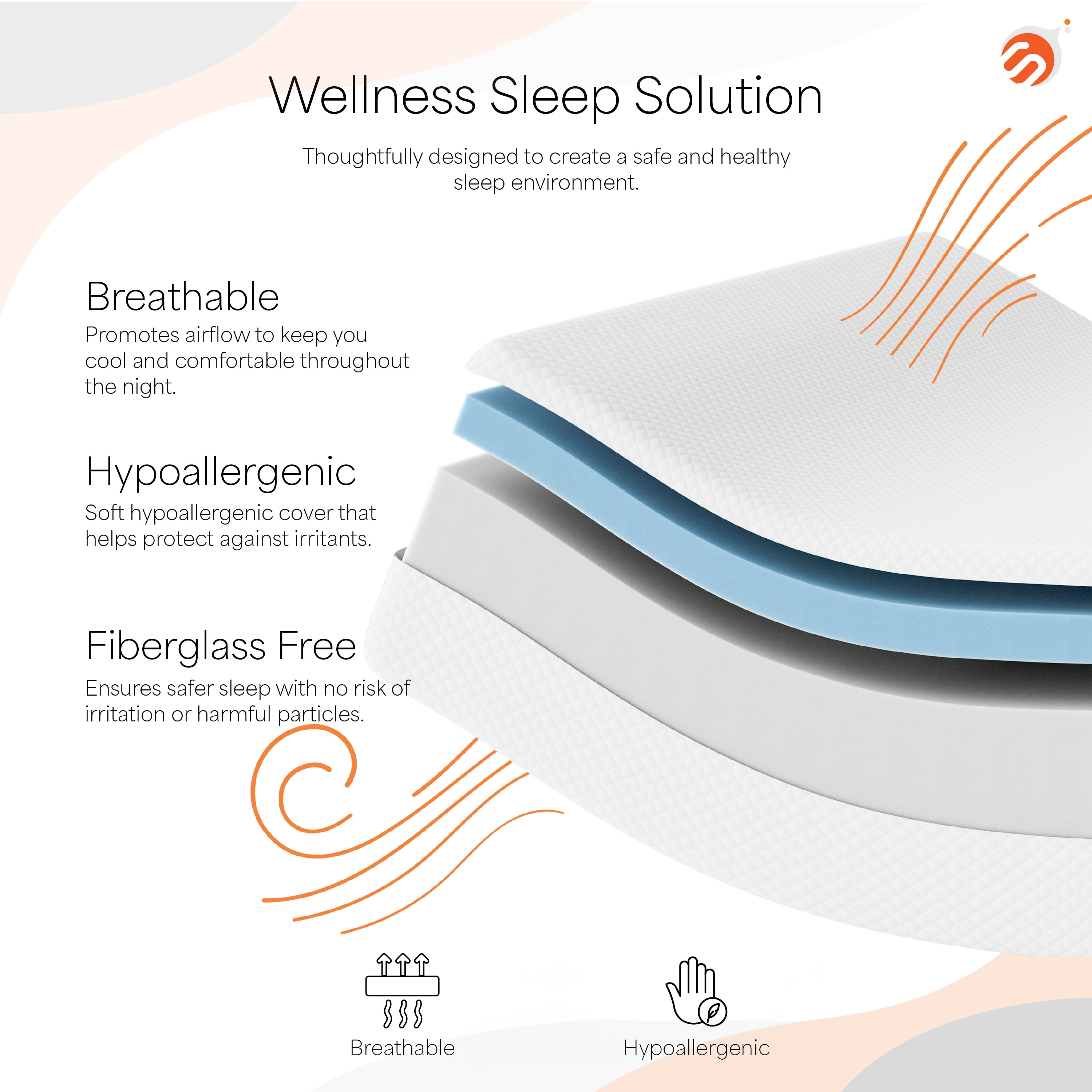 24/7 Rejuv Indoor 5" Memory Foam Bedroom Mattress in a Box, White, Twin Size by 24/7 Shop At Home
