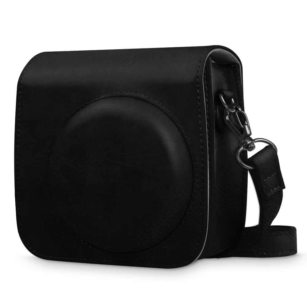 ASOSMOS PU Leather Camera Protective Case With Shoulder Strap Storage Bag for Fujifilm Instax Mini 8/8+/9