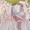 thumbnail image 5 of URMAGIC Kids Baby Girls Sleeveless Lace Beaded Flower Tutu Princess Wedding Dress,2-7Y, 5 of 10