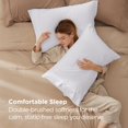 thumbnail image 3 of Juego de 2 Fundas de Almohada Bedsure Blancas 51x66 cm Microfibra, 3 of 8