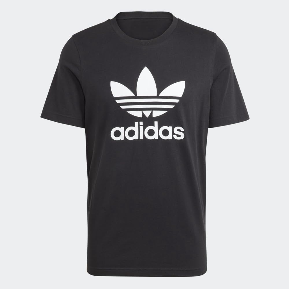 adidas Originals Men's Adicolor Classics Trefoil T-Shirt, Black, Large