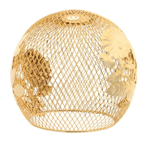 Lámpara pequeña de hierro forjado, lámpara de , jaula de luz, accesorio de luces colgantes 4 Zulema Pantalla Pequeña Hierro E27 E14