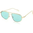 thumbnail image 2 of FEISEDY Small Retro Aviator Sunglasses Women Men Vintage Trendy Metal Frame Sun Glasses B2906, 2 of 14
