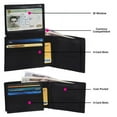 thumbnail image 3 of Leatherboss Minimalist Wallet Card Case with Coin Pocket - High Quality Leather, Black, 3 of 7
