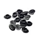 thumbnail image 2 of 100 tapones de repuesto para llantas de bicicleta, duraderos y con ojales, accesorios para almohadillas de neumáticos. camino negro, 2 of 2