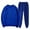 Blue, variant on ZZwxWA Mens 2 Piece Outfits Casual Pullover Sweatshirt Tracksuit Joggers Sweatpants Sweatsuit Set Jogging Athletic Suits Online Shopping