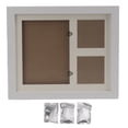 thumbnail image 2 of Pet Pawprint Keepsake Kit, Wooden Photo Frame DIY Crafts With Clay For Memorials For Pet Lovers, 2 of 8
