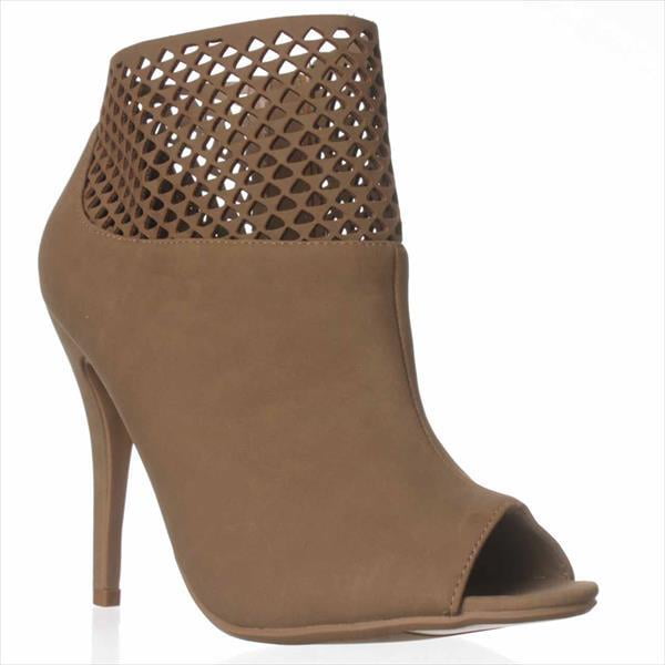 Just Fab - Womens JustFab Chassidy Ankle Boot - Taupe - Walmart.com ...