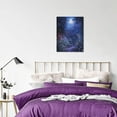 thumbnail image 4 of CozyNet Ethereal Garden Of Moonlit Flowers, Softly Glowing In A Peaceful Dreamlike Landscape Wall Art Prints With Frame Canvas Perfect for Living Room & Bedroom, Ready to Hang, Wall Decor 12"x16"in, 4 of 4