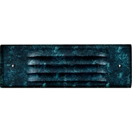 

Dabmar Lighting LV-LED615-VG 2 x 3.2W & 12V Bay-LED Recessed Louvered Down Brick Step & Wall Fixture - Verde Green Cover