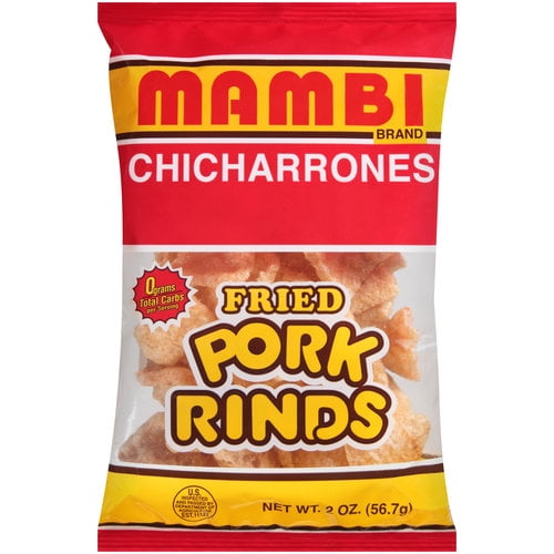 Mambi Chicharrones Fried Pork Rinds, 2 Oz.