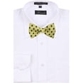 thumbnail image 2 of FBTZ-1131-Silk Mens Designer Fashion Self Tie Bow Tie, 2 of 3
