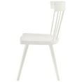 thumbnail image 5 of Side Dining Chair, White, Wood, Modern Contemporary Farmhouse Coastal, Kitchen Room Cafe Bistro Restaurant Hospitality, 5 of 8