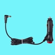 YIGZYCN DC 5.5x2.1mm Car Cigarette Lighter Power Adapter Cable with 90-Degree Bend