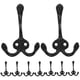 thumbnail image 1 of 10 ganchos de pared con tornillos, ganchos metálicos multifunción para colgar abrigos y toallas., 1 of 7
